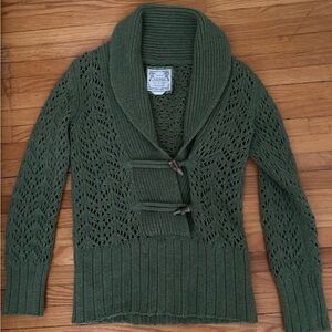 Old Navy Forest Green Knit Cardigan